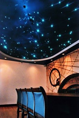 سقف کشسان با نورپردازی کریستال سواروسکی