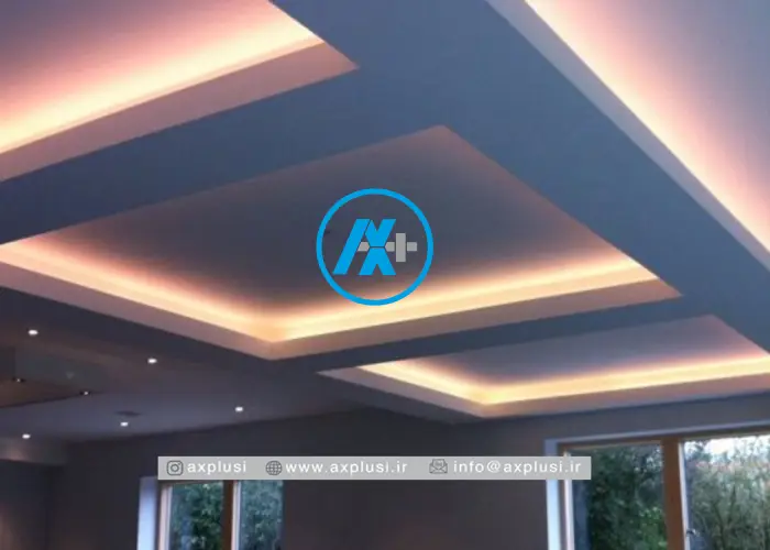 ایجاد باکس نور با سقف کناف