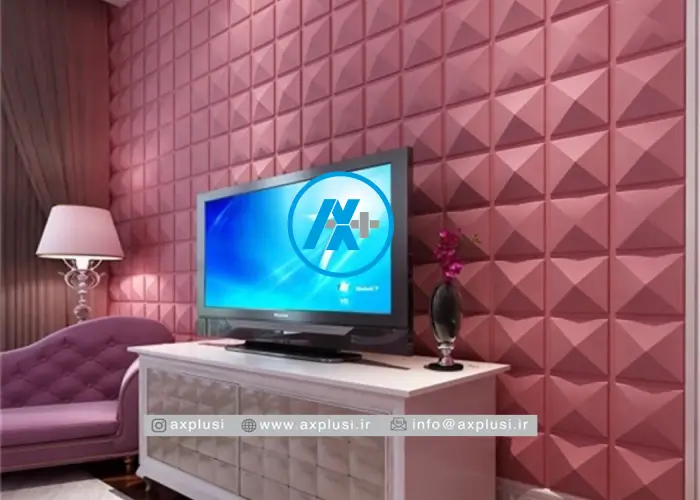 دکور دیوار تلویزیون با دیوارپوش فومی