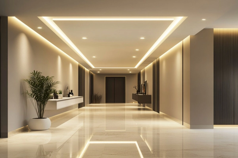 روش صحیح نورپردازی سقف کناف