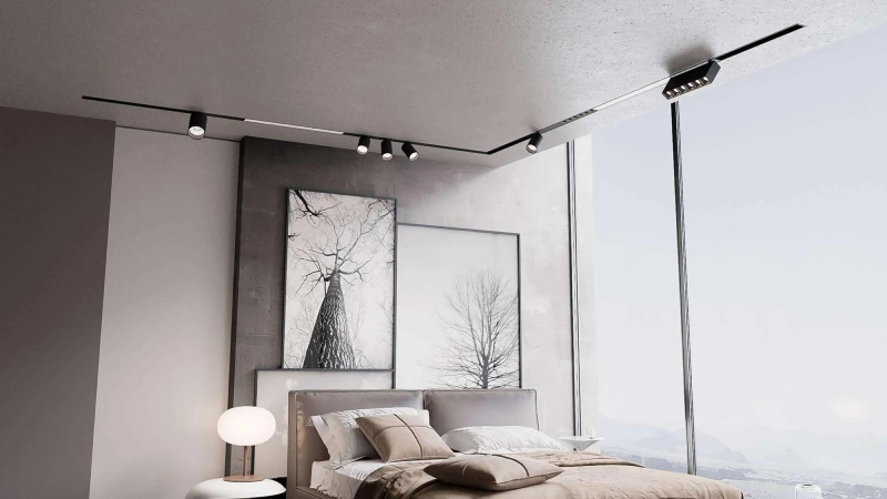 نورپردازی سقف بدون کناف