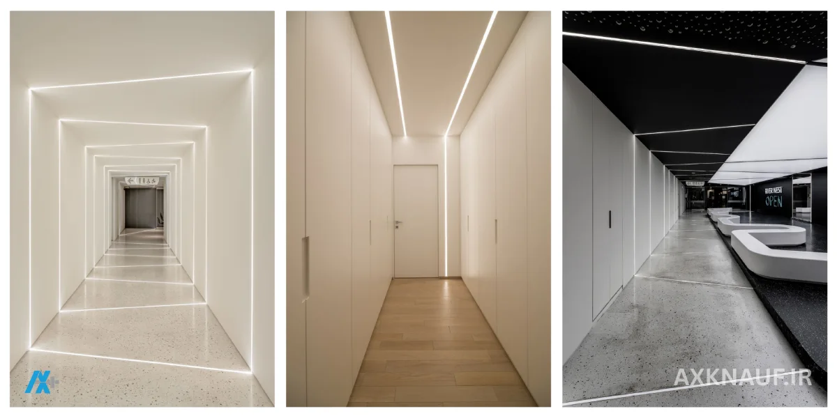 ایده سقف و دیوار راهرو کناف