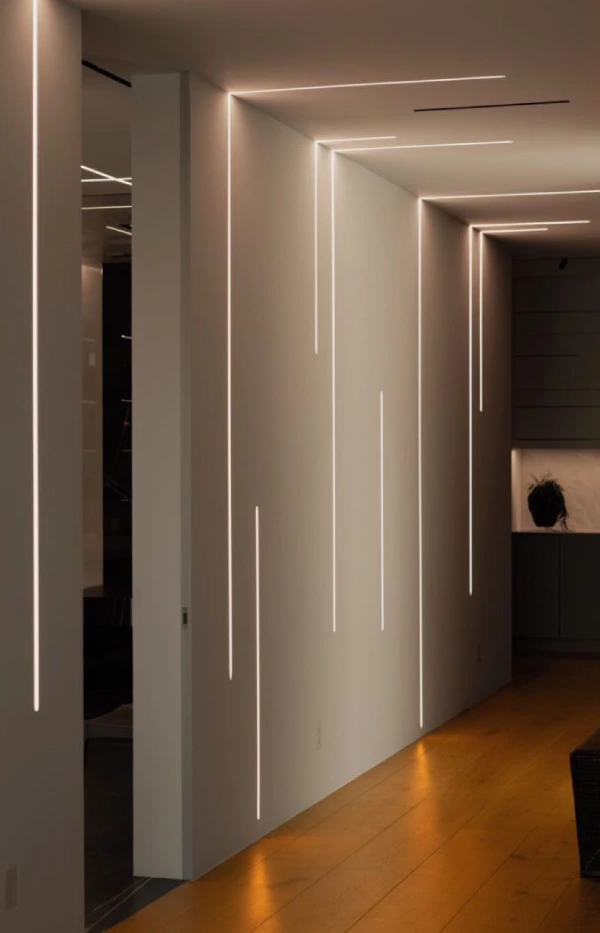 نور خطی دیوار