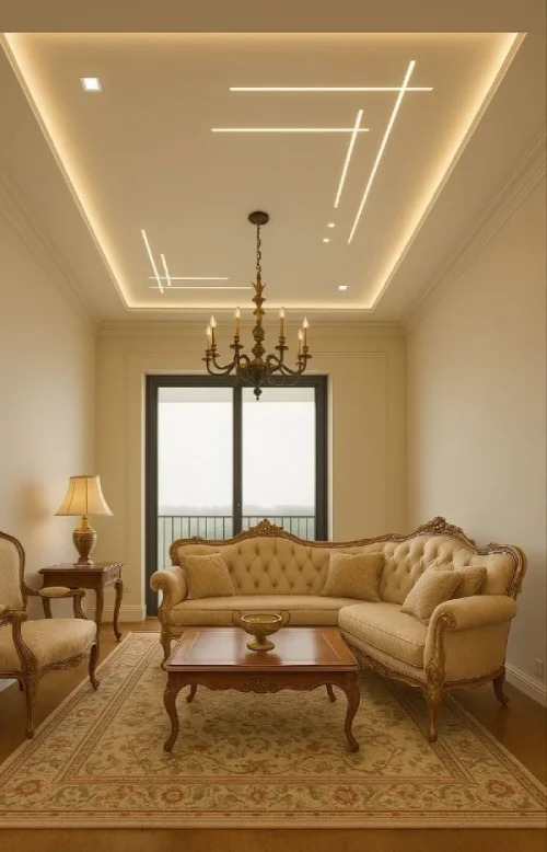 طرح-های-جدید-نورپردازی سقف