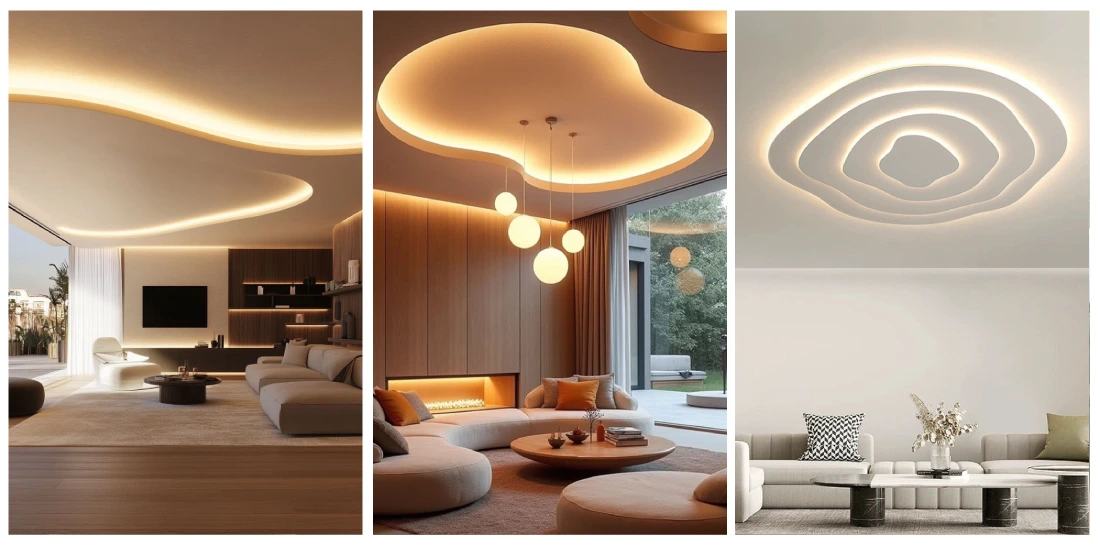 مدل های جدید سقف پذیرایی گرد